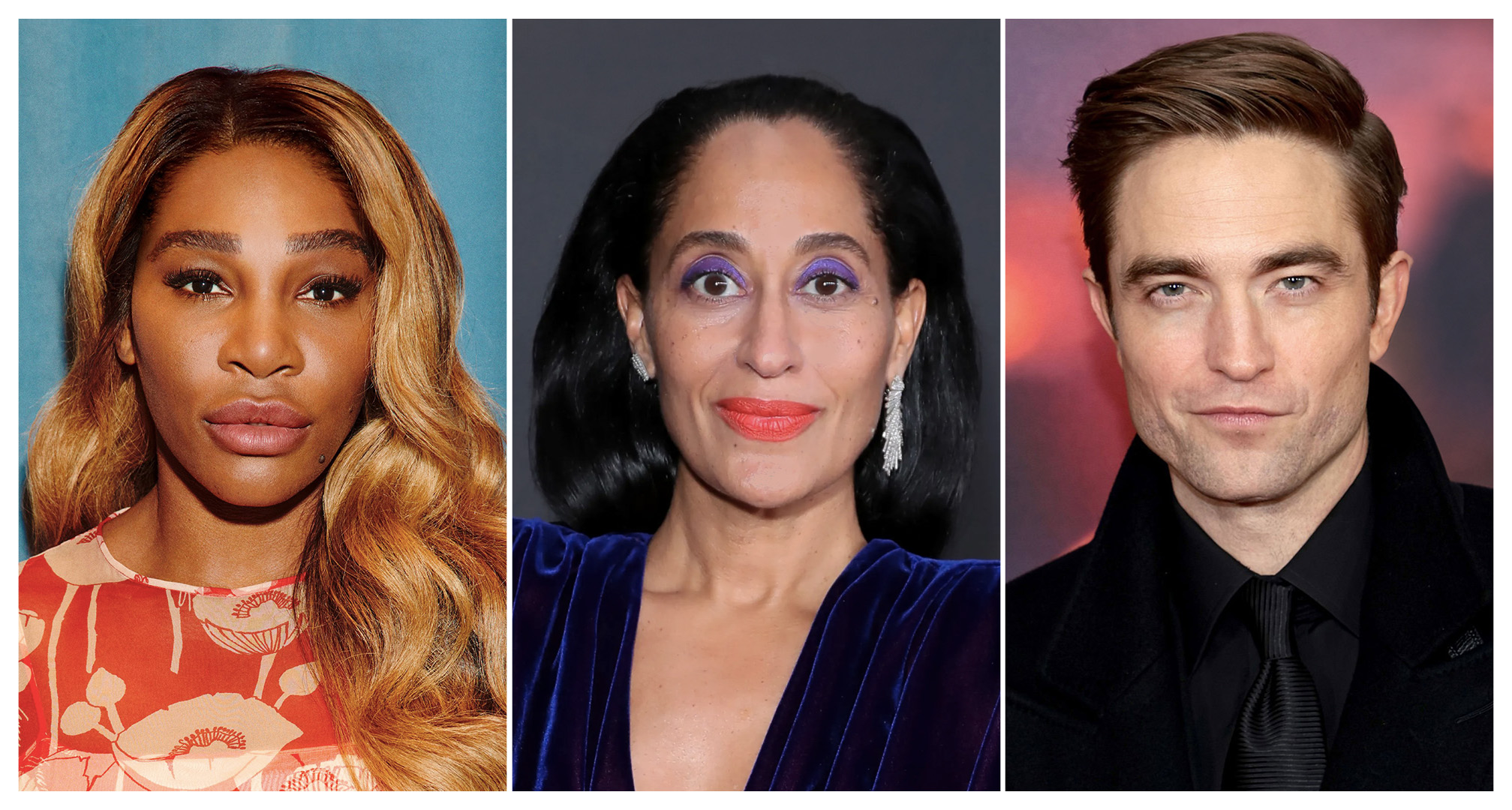 colaj de serena williams, tracee ellis ross și robert pattinson