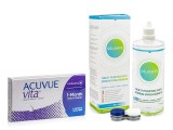Acuvue Vita (6 lentile) + Solunate Multi-Purpose 400 ml cu suport 49978