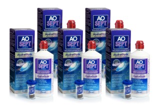 AOSEPT PLUS cu Hydraglyde 5 x 360 ml cu suporturi