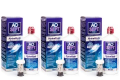 AOSEPT PLUS with Hydraglyde 3 x 360 ml cu suporturi