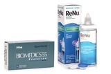 Biomedics 55 Evolution CooperVision (6 lentile) + ReNu MultiPlus ® Multi-Purpose 360 ml cu suport lentile 1590