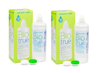 Biotrue Multi-Purpose 2 x 300 ml cu suporturi