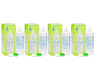 Biotrue Multi-Purpose 4 x 300 ml cu suporturi