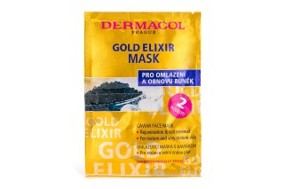Dermacol Gold Elixir mască de față cu extract de caviar