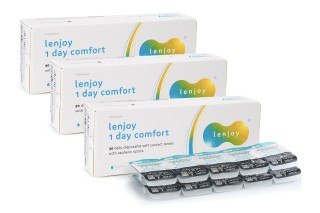 Lenjoy 1 Day Comfort (90 lentile) + 10 lentile gratuite