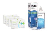 Lenjoy Monthly Comfort (12 lentile) + ReNu MultiPlus ® Multi-Purpose 360 ml cu suport lentile 27818