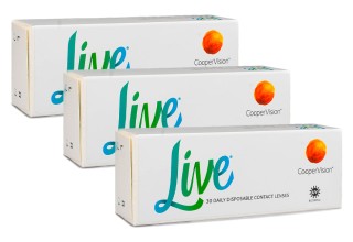 Live daily disposable (90 lentile)