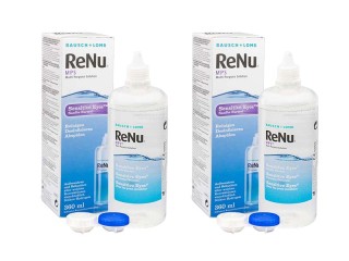 ReNu MPS Sensitive Eyes 2 x 360 ml cu suporturi