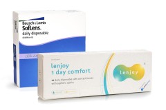 SofLens Daily Disposable (90 lentile) + Lenjoy 1 Day Comfort (10 lentile)