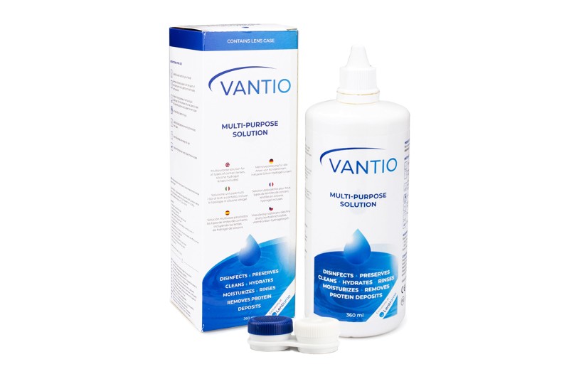 Vantio Multi-Purpose contact lens solution 360 ml cu suport
